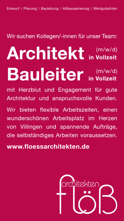 Flöß_Architekten_offene Stellen 2026